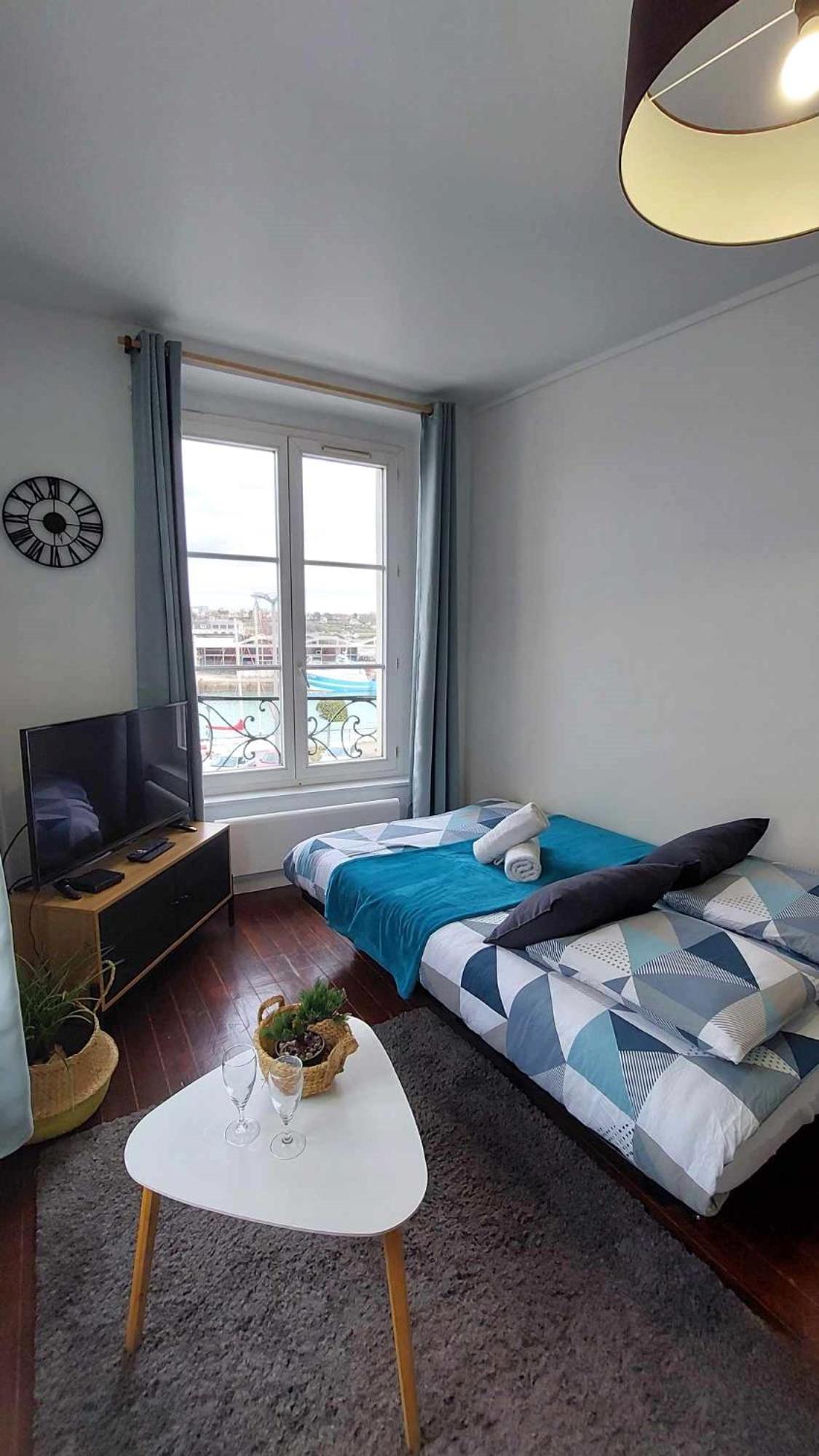 Vue Sur Le Port Studio Le Moussaillon Dieppe Exterior photo